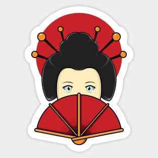 Geisha Sticker